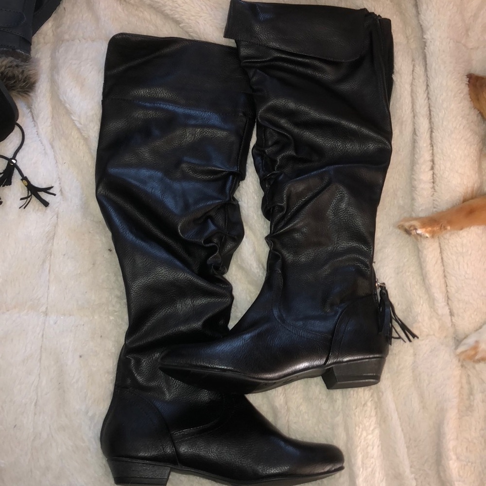 Black boots